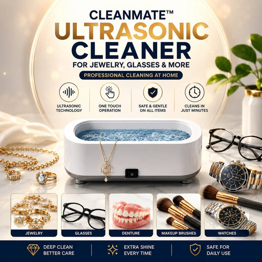 CLEANMATE™ - All In One Ultrasonic Cleaner