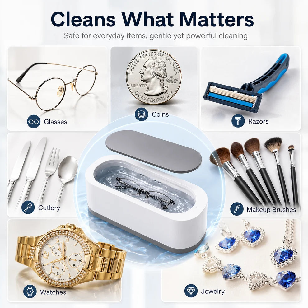 CLEANMATE™ - All In One Ultrasonic Cleaner