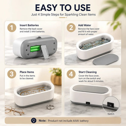 CLEANMATE™ - All In One Ultrasonic Cleaner